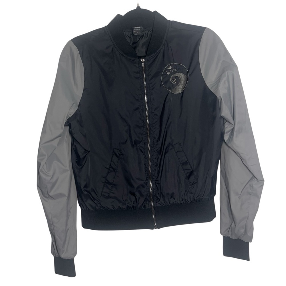 Nightmare Before Christmas Halloweentown Bomber Jacket Size Small Halloween Town